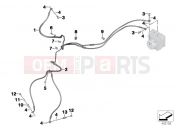 Brake lines, front - BMW Motorrad S 1000 XR (0D03, 0D13) 2016