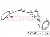 Rotational-speed sensor, rear - BMW Motorrad S 1000 XR (0D03, 0D13) 2016