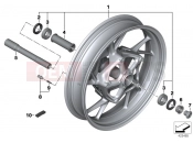 Cast rim, front - BMW Motorrad S 1000 XR (0D03, 0D13) 2016