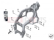 Front frame - BMW Motorrad S 1000 XR (0D03, 0D13) 2016