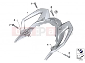 Handle rear - BMW Motorrad S 1000 XR (0D03, 0D13) 2016