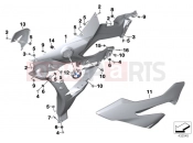 Fairing side section - BMW Motorrad S 1000 XR (0D03, 0D13) 2016