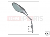 Mirror - BMW Motorrad S 1000 XR (0D03, 0D13) 2016