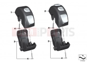 Combination switch, handlebar, right - BMW Motorrad S 1000 XR (0D03, 0D13) 2016