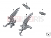 HP Footpeg system - BMW Motorrad S 1000 XR (0D03, 0D13) 2016