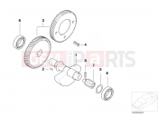 Compensating shaft - BMW Motorrad F 650 CS 04 (0177,0187) 2004