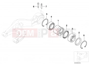 Swinging fork, eccentric - BMW Motorrad F 650 CS 04 (0177,0187) 2004