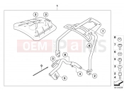 Top case, single parts - BMW Motorrad F 650 CS 04 (0177,0187) 2004