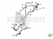 Coolant lines - BMW Motorrad C 650 Sport 16 (0C04, 0C14) 2015