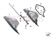 Stowage compartment, left - BMW Motorrad C 650 Sport 16 (0C04, 0C14) 2015