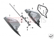 Storage compartment, right - BMW Motorrad C 650 Sport 16 (0C04, 0C14) 2015