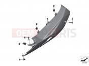 Running board, rear - BMW Motorrad C 650 Sport 16 (0C04, 0C14) 2015