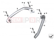 Handle rear - BMW Motorrad C 650 Sport 16 (0C04, 0C14) 2015
