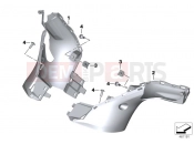 Handlebar cover, bottom - BMW Motorrad C 650 Sport 16 (0C04, 0C14) 2015