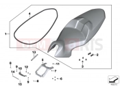 Bench seat - BMW Motorrad C 650 Sport 16 (0C04, 0C14) 2015