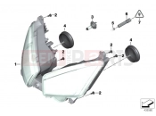 Headlight - BMW Motorrad C 650 Sport 16 (0C04, 0C14) 2015