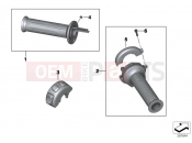 Heated handlebar grips - BMW Motorrad C 650 Sport 16 (0C04, 0C14) 2015