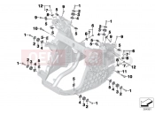BMW Motorrad BMW 2017 C-Models C evolution (0C03) Front carrier on left / right