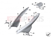 BMW Motorrad BMW 2017 C-Models C evolution (0C03) Tail trim