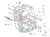 BMW Motorrad BMW 2005 R-Models 4V R 850 R 02 (0428) Engine housing