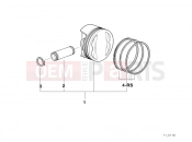BMW Motorrad BMW 2005 R-Models 4V R 850 R 02 (0428) Piston, single components