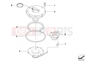 BMW Motorrad BMW 2005 R-Models 4V R 850 R 02 (0428) Filler cap