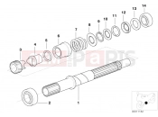 BMW Motorrad BMW 2005 R-Models 4V R 850 R 02 (0428) Drive Shaft