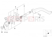 BMW Motorrad BMW 2005 R-Models 4V R 850 R 02 (0428) 6-speed transmission shift components