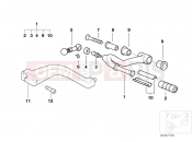 BMW Motorrad BMW 2005 R-Models 4V R 850 R 02 (0428) External gearshift parts/Shift lever