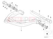 BMW Motorrad BMW 2005 R-Models 4V R 850 R 02 (0428) Trailing arm