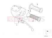 BMW Motorrad BMW 2005 R-Models 4V R 850 R 02 (0428) Clutch control assembly