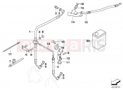 BMW Motorrad BMW 2005 R-Models 4V R 850 R 02 (0428) Brake pipe, front