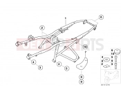 BMW Motorrad BMW 2005 R-Models 4V R 850 R 02 (0428) Rear frame