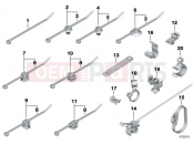 BMW Motorrad BMW 2005 R-Models 4V R 850 R 02 (0428) Cable strap, hose/cable clip