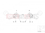 BMW Motorrad BMW 2005 R-Models 4V R 850 R 02 (0428) Comb. switch Handlebar/EU-contin. light