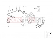 BMW Motorrad BMW 1995 R-Models 4V R 850 R 94 (0401,0406) Wheelspeed sensor, rear