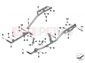 BMW Motorrad BMW 2018 C-Models C 650 GT 16 (0C05, 0C15) Bracket for running board