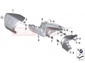 BMW Motorrad BMW 2018 C-Models C 650 GT 16 (0C05, 0C15) Handlebar cover, center