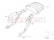 BMW Motorrad BMW 1997 R-Models 4V R 850 R 94 (0401,0406) Luggage grid