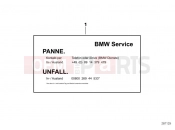 BMW Motorrad BMW 1997 R-Models 4V R 850 R 94 (0401,0406) Label