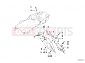 BMW Motorrad BMW 1997 R-Models 4V R 850 RT 96 (0412) Registration plate mounting