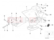 BMW Motorrad BMW 1997 R-Models 4V R 850 RT 96 (0412) Fairing side section