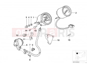 BMW Motorrad BMW 1997 R-Models 4V R 850 RT 96 (0412) Speedometer/rev. counter