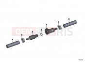 BMW Motorrad BMW 1998 R-Models 4V R 850 GS 95 (0403) Fuel supply/quick coupling
