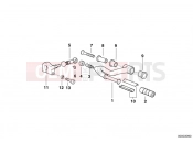 BMW Motorrad BMW 1998 R-Models 4V R 850 GS 95 (0403) External gearshift parts/Shift lever