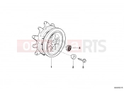 BMW Motorrad BMW 1998 R-Models 4V R 850 GS 95 (0403) Wheel hub rear