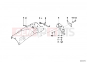 BMW Motorrad BMW 1998 R-Models 4V R 850 GS 95 (0403) Registration plate mounting
