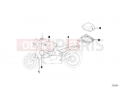 BMW Motorrad BMW 1998 R-Models 4V R 850 R 94 (0401,0406) Primed parts