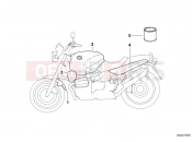 BMW Motorrad BMW 1998 R-Models 4V R 850 R 94 (0401,0406) Painted parts 704 graphit