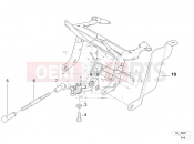 BMW Motorrad BMW 1998 R-Models 4V R 850 R 94 (0401,0406) Headlight bracket, authorities
